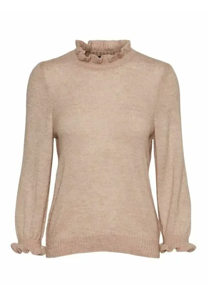 Свитшот Vero Moda РЮШЕН, бежевый