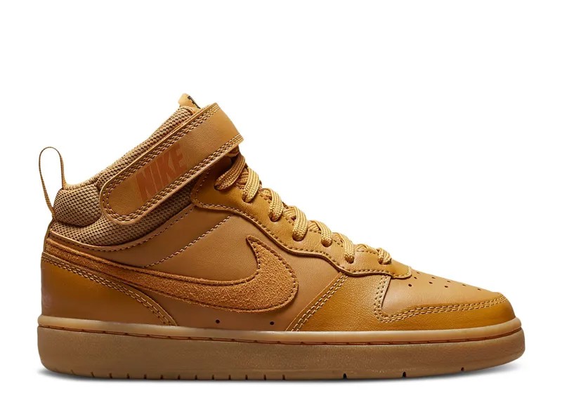 Кроссовки Nike Court Borough Mid 2 Gs 'Wheat', коричневый