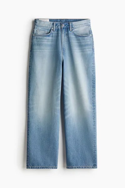 Джинсы H&M A/W 2024 Baggy, голубой