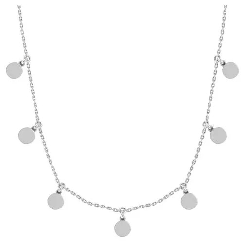 Серебряное колье чокер. 0320381-00245 38