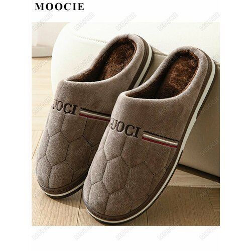 Тапочки MOOCIE, размер 39-40EU, коричневый