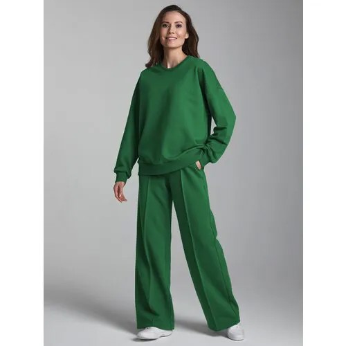 Костюм Addic, брюки, спортивный стиль, размер 50, зеленый