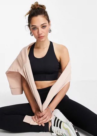 Черный спортивный бюстгальтер (от комплекта) Topshop Active