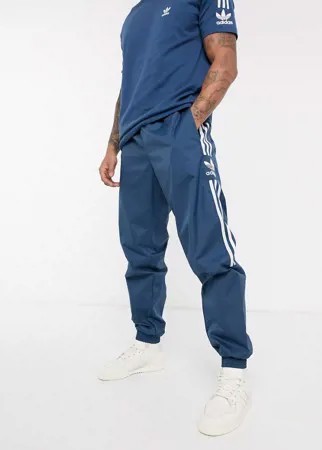Темно-синие джоггеры с логотипом adidas Originals-Темно-синий