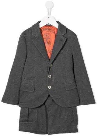Brunello Cucinelli Kids костюм-двойка строгого кроя