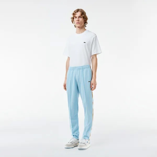 Жаккардовые спортивные брюки Lacoste Paris с монограммой