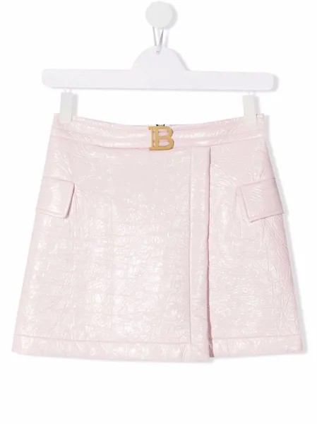 Balmain Kids юбка с запахом