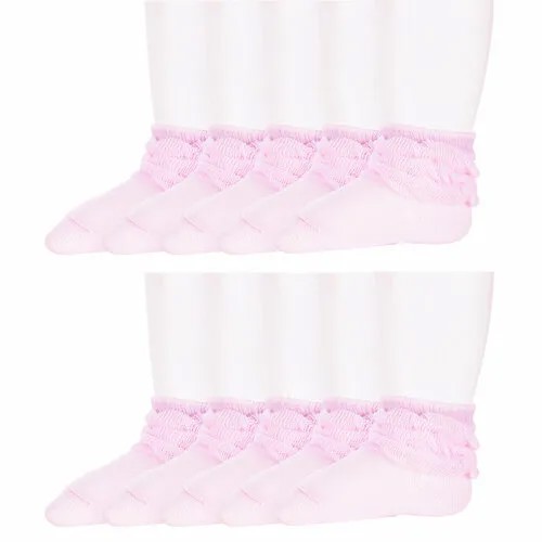 Носки Conte 10 пар, размер 10, розовый