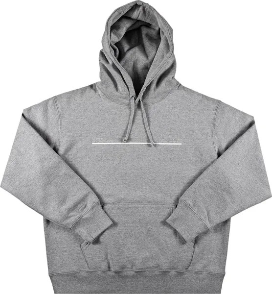 Толстовка Supreme Shop Hooded Sweatshirt - Los Angeles 'Heather Grey', серый