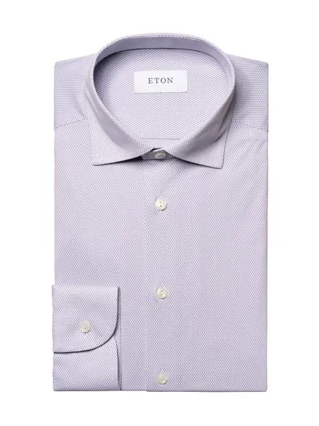 Рубашка Slim-Fit, эластичная в четырех направлениях Eton, фиолетовый
