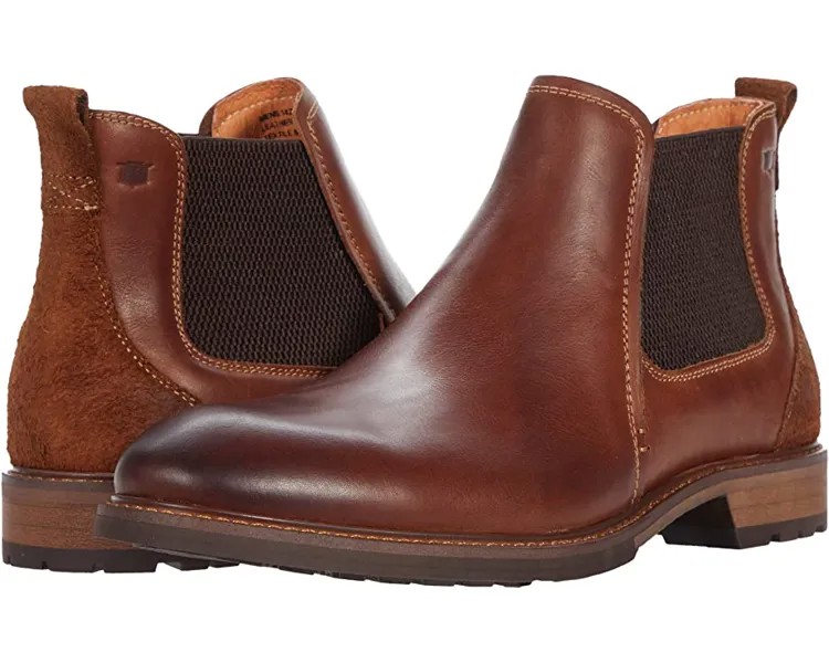 Ботинки Lodge Plain Toe Gore Boot Florsheim, каштан гладкий