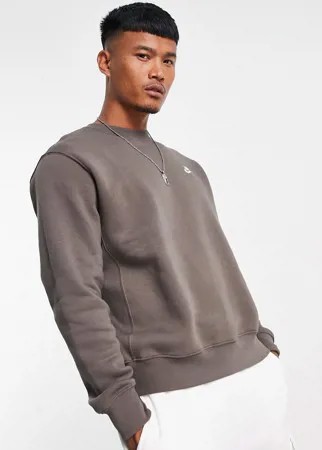 Коричневый свитшот Nike Club-Коричневый цвет