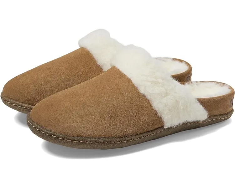 Тапочки SOREL Nakiska Slide II, цвет Camel Brown/Natural 2