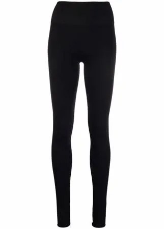 ADAMO легинсы Ribbed-Jersey с завышенной талией и штрипками