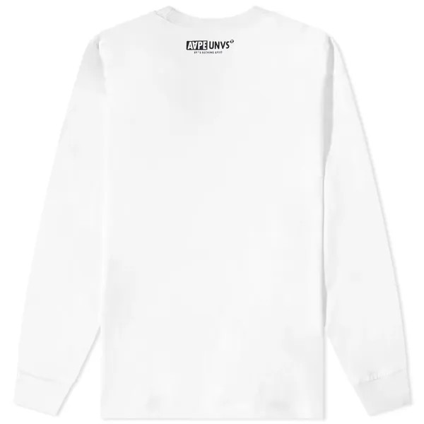 Футболка AAPE Long Sleeve Basic Stamp Tee
