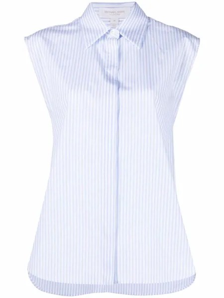 Michael Kors Collection полосатая рубашка без рукавов
