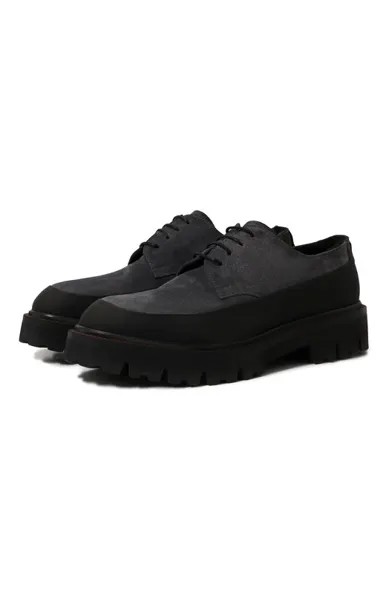 Замшевые дерби Kiton