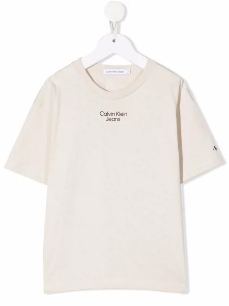 Calvin Klein Kids футболка с логотипом