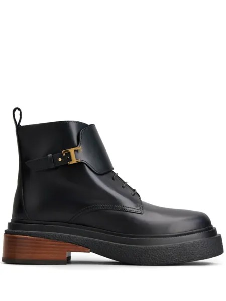 Tod's ботинки с логотипом, черный