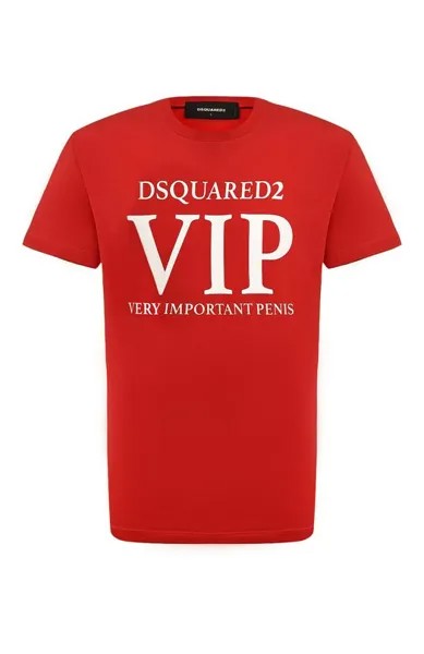 Хлопковая футболка Dsquared2