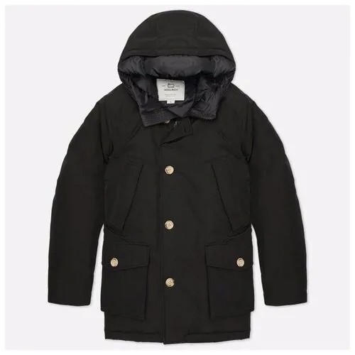 Пуховик Woolrich, средней длины, подкладка, размер XXL, черный