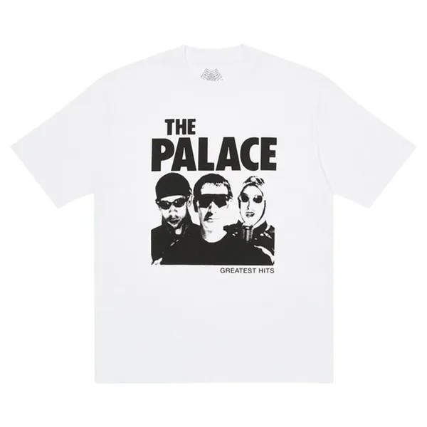 Футболка Palace Greatest Hits T-Shirt 'White', белый