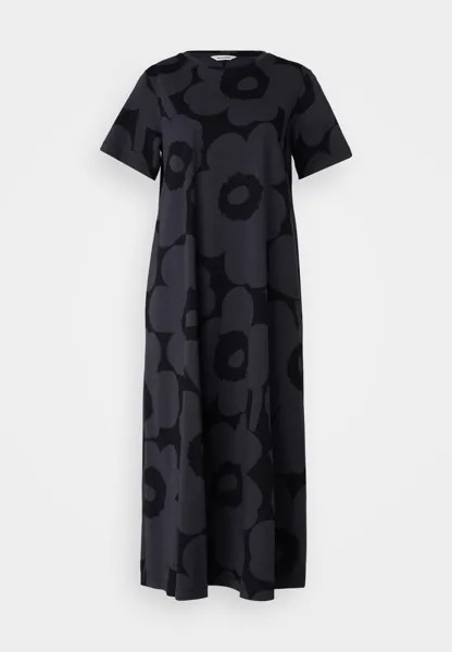 Легкое платье PISTEINEN UNIKKO Marimekko, черный