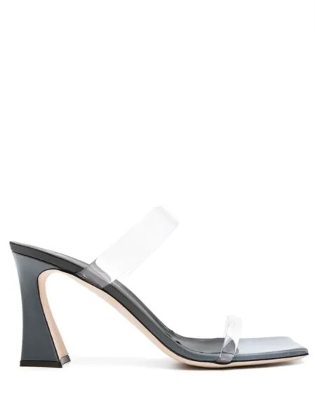Giuseppe Zanotti мюли Flaminia Plexi 85, нейтральный цвет