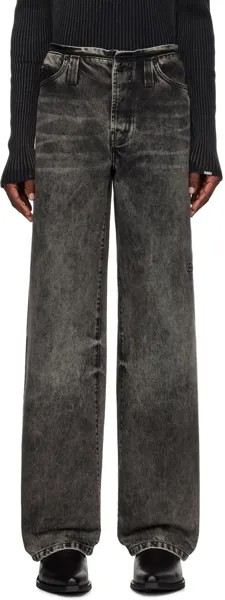 Черные джинсы-сгибатели 032c