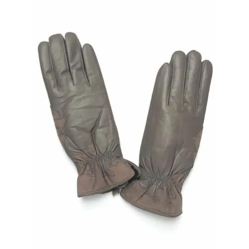 Перчатки PLONEER, размер 7, серый, коричневый