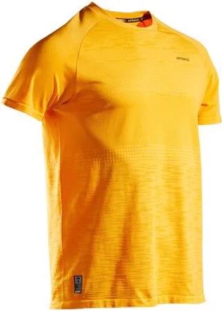 Футболка для тенниса мужская SOFT 500, размер: M, цвет: Оранжево-Желтый ARTENGO Х Декатлон