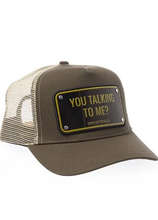 Бейсболка John Hatter & Co 1021 TALKING TO ME CAP UNI зеленый+черный