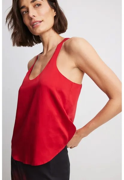 Топ SINGLET MIT BOX-RÜCKEN NA-KD, красный