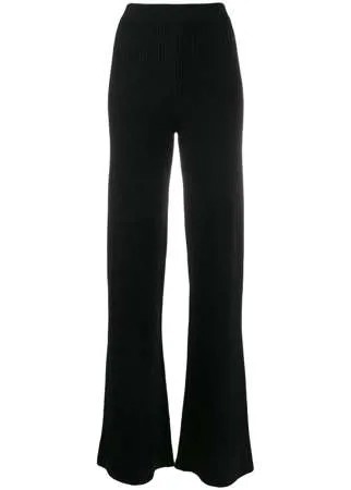 Cashmere In Love расклешенные брюки Cortina в рубчик