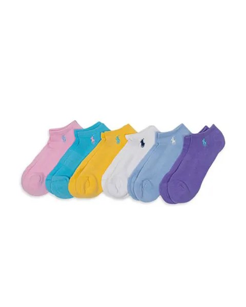 Мягкие носки до щиколотки, упаковка из 6 шт. Ralph Lauren, цвет Multi