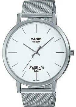 Японские наручные  мужские часы Casio MTP-B100M-7E. Коллекция Analog