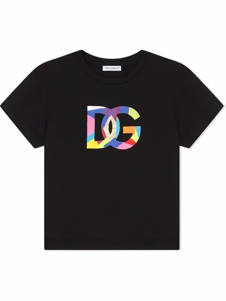 Dolce & Gabbana Kids футболка с логотипом
