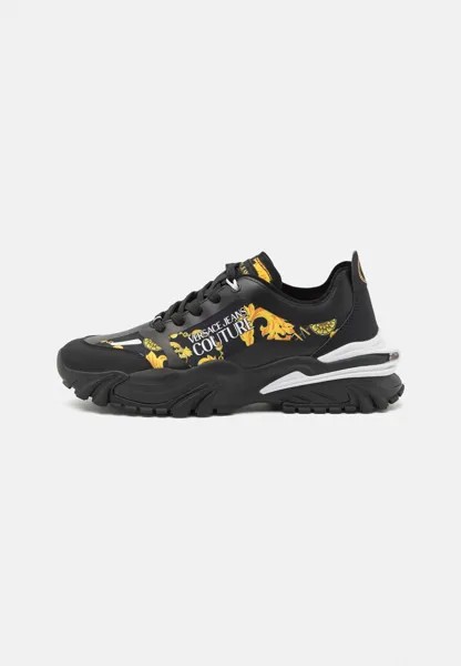 Низкие кроссовки Fondo New Trail Trek Shoes Versace Jeans Couture, цвет black/gold