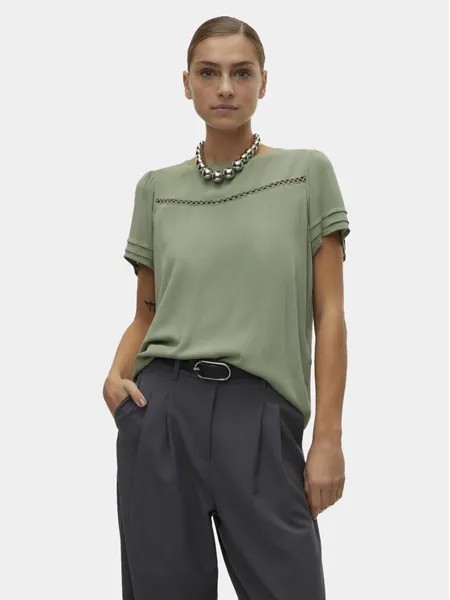 Блуза стандартного кроя Vero Moda, зеленый
