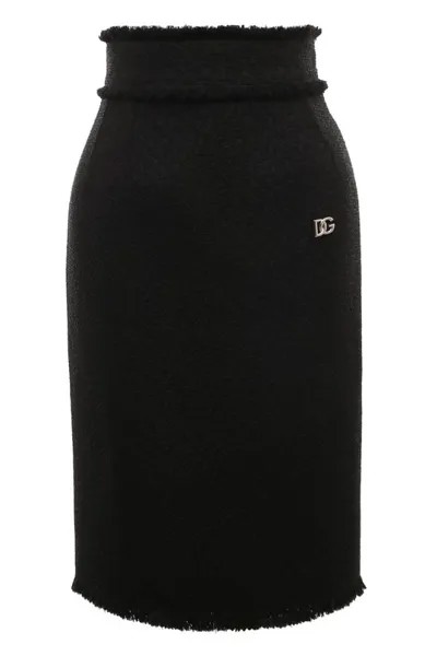 Юбка из шерсти и вискозы Dolce & Gabbana