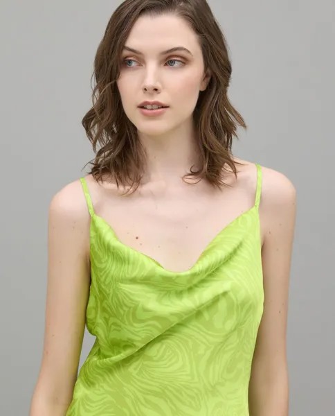 Женское платье с зебровым принтом NICE&CHIC, зеленый