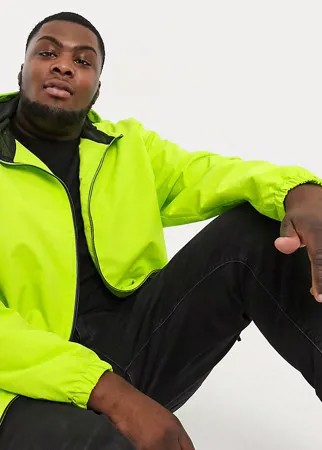 Лаймовая ветровка с капюшоном Jacamo-Зеленый