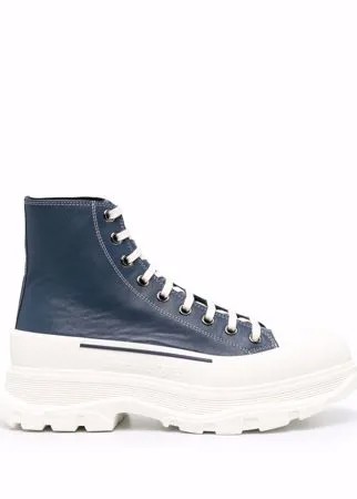 Alexander McQueen высокие кеды Tread Slick