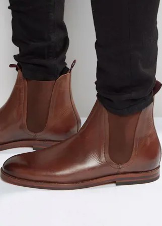Кожаные ботинки челси Hudson London Tamper-Коричневый