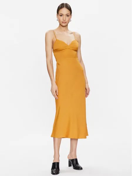Коктейльное платье узкого кроя Calvin Klein, оранжевый