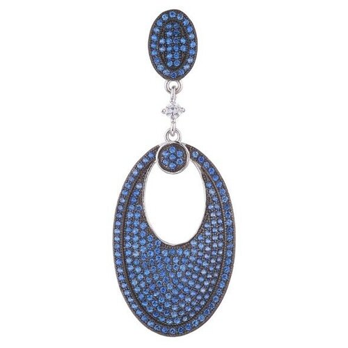 Подвеска ELEMENT47, серебро, 925 проба, фианит