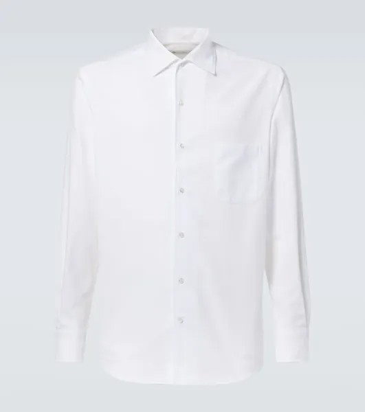 Рубашка Андре из хлопка Оксфорд Loro Piana, цвет optical white