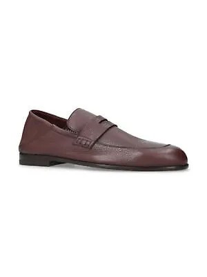 HARRYS OF LONDON Мужские коричневые кожаные лоферы без шнуровки с ремешком Edward Toe 9.5