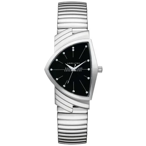 Наручные часы Hamilton Ventura, черный, серебряный