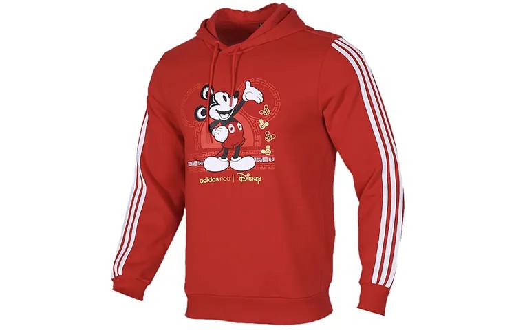 Disney X Толстовка Мужская Алая Adidas Neo, цвет Scarlet